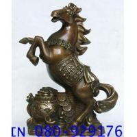ราคา ม้ามงคลนำโชคโภคทรัพย์ งานทองเหลืองเก่า (5878637)