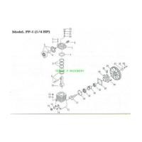 ราคา อะไหล่ปั๊มลมพูม่า 1/4 แรงม้า รุ่น PP-1 (7143339)