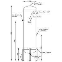 ราคา AIR TANK 300 Litrees ถังเก็บลม 300 ลิตร (6740776)