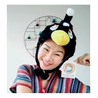 ราคา หมวกแฟนซี หมวกหัวสัตว์ หมวกมาสคอต The Black Bird (Angry birds) (3891271)