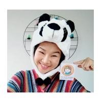 ราคา หมวกแฟนซี หมวกหัวสัตว์ หมวกมาสคอต หัวหมีแพนด้า panda (3416483)