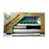 ราคา ที่กรองบุหรี่ Friend Holder แบบหัวยาว ดีดไม่ได้ ( สีเงินลายเรียบ ) (6374254)