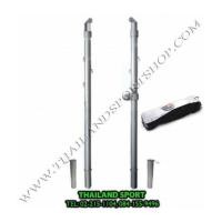 ราคา เสาตะกร้อ และแบตมินตัน วินเซ็นท์ vinsenc v-12 รุ่น ฟันเฟืองปรับระดับ ฝังพื้น พร้อมตาข่าย (B) pro ok (7281424)
