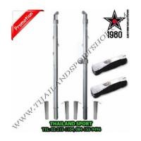 ราคา เสาตะกร้อ วอลเลย์บอล แบตมินตัน วินเซ็นท์ vinsenc v-12 รุ่น ฟันเฟืองปรับระดับ ฝังพื้น พร้อมตาข่าย (B) (5718181)