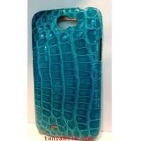 ราคา crocodile leather snap case for Samsung Galaxy note2 in aquamarine color (5253965)