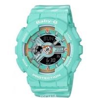 ราคา นาฬิกาผู้หญิง BABY-G รุ่น BA-110CH-3A สีฟ้า (7267760)
