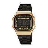 ราคา นาฬิกา CASIO DIGITAL A168WEGB-1BDF สีดำทองใหม่ (7102476)