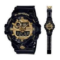 ราคา นาฬิกา CASIO G-Shock GA-710GB-1ADR (ประกัน CMG) สีดำทองใหม่ (7003740)