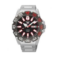 ราคา SEIKO MINIMONSTER นาฬิกาข้อมือผู้ชาย สีเงิน/หน้าปัดดำ สายสเตนเลส รุ่น SRP487K1 (6997236)