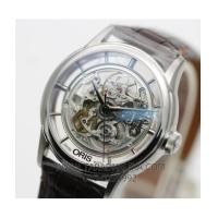 ราคา นาฬิกา Oris Artelier Translucent Skeleton 73476844051FC สายหนัง เปลือยหน้าหลัง (6780796)
