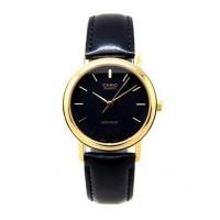 ราคา นาฬิกา CASIO Gent quartz MTP-1095Q-1A เรือนทอง สายหนัง (6517698)