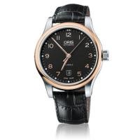 ราคา Oris Classic Date นาฬิกาข้อมือผู้ชาย สีดำ สายหนัง รุ่น 73375944394LS (6619171)