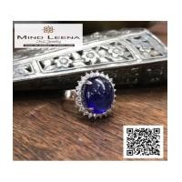 ราคา แหวนไพลินล้อมเพชร งานเก่า สวยน่าใช้ค่ะ (7385228)