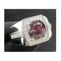 ราคา แหวน ทับทิม สยาม (ไม่เผา) ฝังเพชรข้าง 32 เม็ด 0.30 กะรัต ทอง90 เพชรขาว พลอยสวย หายาก นน. 8.55 g (7375617)