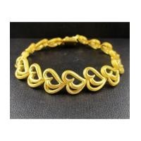 ราคา สร้อยข้อมือ Prima Gold ทอง24K ฉลุลาย หัวใจ รอบเส้น งานสวย น่ารักมาก นน. 38.48 g (7375616)