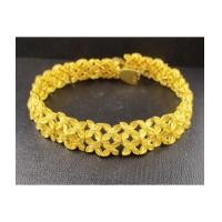 ราคา สร้อยข้อมือ Prima Gold ทอง24K ลายกลีบดอกไม้คู่ รอบเส้น งานสวย น่ารักมาก นน. 32.28 g (7375614)