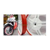 ราคา ล้อแม็ก Daichi แม็กไดอิจิ ลาย Racing 511 สีขาวขอบแดง CLICK-125I (4826904)