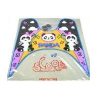 ราคา แผ่นยางรองแผ่นวางเท้าสคูปปี้ SCOOPY-I สีม่วงดำลายหมี (4154502)