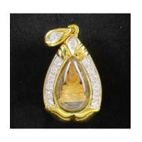 ราคา พระหลวงพ่อโสธร เนื้อทองคำ กรอบทอง ฝังเพชร 14 เม็ด 0.27 กะรัต นน. 4.88 g (7365126)