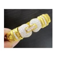 ราคา กำไล ลายเปียสาน ฝังเพชร 84 เม็ด 1.72 กะรัต ทอง90 เพชรขาว สวยมาก นน. 51.02 g (7358419)