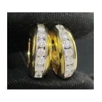 ราคา ต่างหู ห่วงเพชรแถว ฝังสอด 16 เม็ด 0.72 กะรัต ทอง90 เพชรสวย เล่นไฟ วิ้ง วิ้ง นน. 5.90 g (7355855)