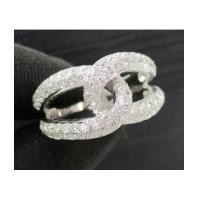 ราคา แหวน เพชรแถวไขว้ เพชร 86 เม็ด 1.46 กะรัต ทอง18Kขาว เพชรสวย เล่นไฟ วิ้ง วิ้ง นน. 7.40 g (7351792)