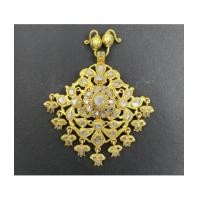 ราคา จี้ อุบะ เพชรซีก ฉลุลาย ตุ้งติ้ง ทอง90 แบบงานโบราณ สวยมาก นน. 33.33 g (7347924)