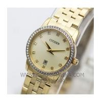 ราคา นาฬิกา CITIZEN Crystal lady ควอทซ์ EU6032-51P เรือนทอง (6745437)