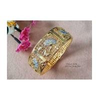 ราคา กำไลทองสุโขทัย ทองฉลุ งานทอง 5 ไมครอน (7340268)
