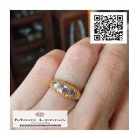 ราคา แหวนเพชรซีกโบราณ เรียงแถว 3 เม็ด(งานโบราณ) (7336361)