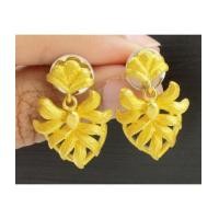 ราคา ต่างหู PrimaGold ทอง24K ฉลุลาย ใบไม้ ตุ้งติ้ง งานสวยมาก นน. 14.96 g (7333820)