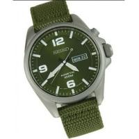 ราคา Seiko SMY141P1 Green Dial Green Canvas Mens Watch (6094786)