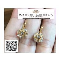 ราคา ต่างหูเพชรซีกโบราณ แบบตะขอเกี่ยว (7317748)