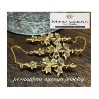 ราคา เข็มกลัดเพชรซีกโบราณ (กอรอสัง) งานเปอรานากัน (7314705)