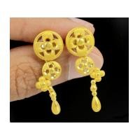 ราคา ต่างหู Prima Gold ทอง24K เม็ดกลม ฉลุลาย หยดน้ำ ตุ้งติ้ง งานสวย น่ารักมาก นน. 7.91 g (7313052)