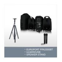 ราคา Behringer Europort PPA-200 + MIC ลอย USB ULM-202 + ขาตั้ง (7240040)