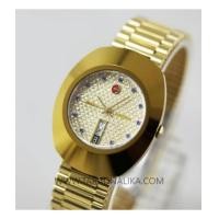 ราคา RADO Diastar Automatic Gent เรือนทอง พลอยฟ้า หน้าพลอยเต็ม R12413313 (4953644)