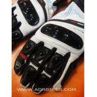 ราคา ถุงมือหนังแท้ผสมเนื้อผ้า รุ่น DUCATI DIAVEL\'14 by REV\'IT (5792666)