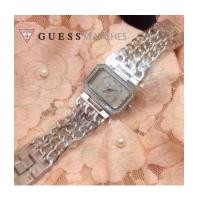 ราคา นาฬิกา Guess สายโซ่ หน้าปัดหกเหลี่ยม (6328973)