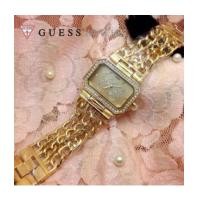 ราคา นาฬิกา Guess สายโซ่ หน้าปัดหกเหลี่ยม (6328972)