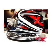 ราคา หมวกกันน็อค SUOMY APEX STEELY RED ส่งฟรี (6198614)