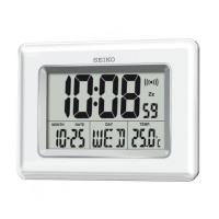 ราคา Seiko QHL058W Digital LCD Clock Pearlised - White (6395581)