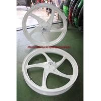 ราคา วงล้อแม็ก LS125D หน้า หลัง Honda 5ก้านโค้ง ขอบ17 มือสอง ถอดรถ สีขาว เก็บสีแล้ว Max wheel (6122790)