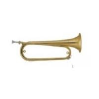ราคา แตรเดี่ยว แตรทหาร Burgle horn ยี่ห้อ Wisdom สีทอง (6945679)