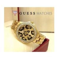 ราคา Guess 2k ทองหน้าปัดลายเสือ (6043286)