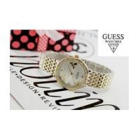 ราคา Guess ตัวเรือนฝังเพชร แต่งลายที่พื้นหน้าปัด (6041542)