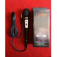 ราคา ไมโครโฟน ยี่ห้อ Ceflar รุ่น CM-003 Dynamic Microphone with Cable (6303590)