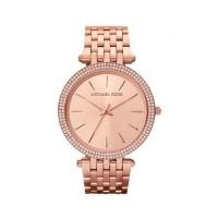 ราคา Pre Order ส่งฟรี EMS - นาฬกาผู้หญิง Michael Kors สายแสตนเลสสี Rose Gold ล้อมคริสตัล เรียบหรูค่ะ (5832000)