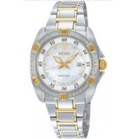 ราคา SEIKO Velatura Lady with 36 diamonds (Silver Gold) SXDA20 (5748884)