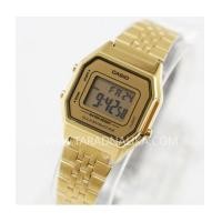ราคา นาฬิกา CASIO LA680WGA-9DF เรืือนทองดิจิตอลใหม่ (5690608)